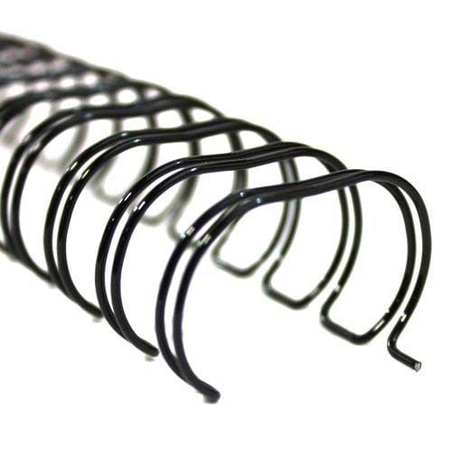 7/8 Inch Black Spiral-O 19 Loop Wire Binding Combs - 42pk Image 1