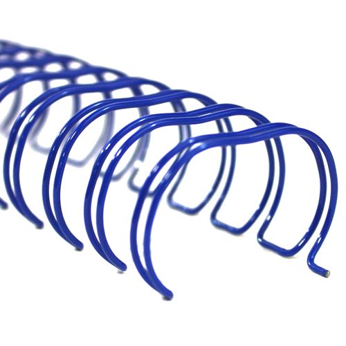 7/8 Inch Blue Spiral-O 19 Loop Wire Binding Combs - 42pk Image 5