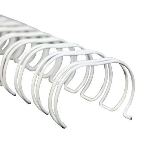 7/8 Inch White Spiral-O 19 Loop Wire Binding Combs - 42pk Image 5