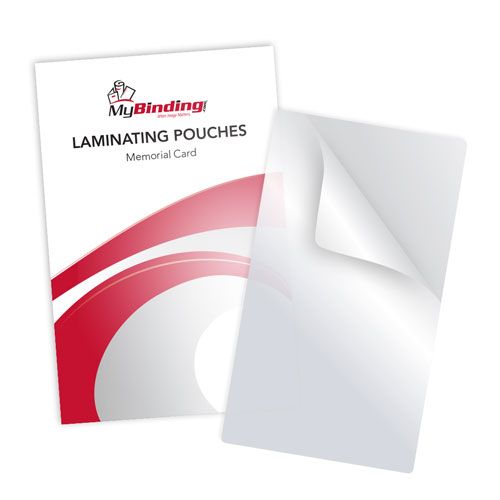 7MIL Memorial  Card 2-7/8" x 4-5/8" Laminating Pouches - 100pk image 2