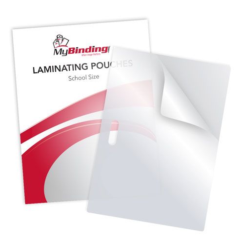 7mil School Size Pouches with Long Side Slot - 100pk Image 2