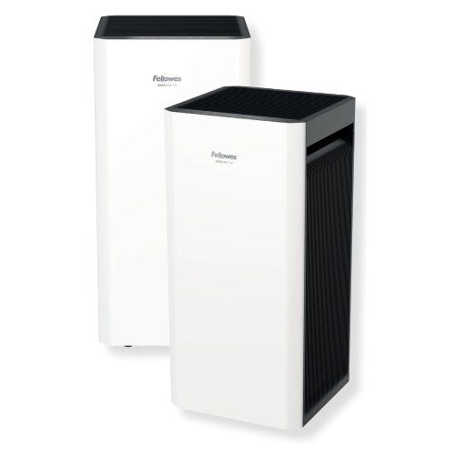 
The Fellowes AeraMax SV Air Purifier provides powerful air purification, designed to handle large spaces with ease while maintaining a sleek, modern aesthetic.