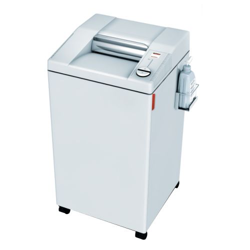 An MBM Destroyit 2604 SMC Super Micro Cut Paper Shredder designed for high-security shredding with a compact and durable build.