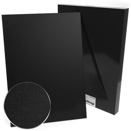 A3 Size Linen Binding Covers in black with a close-up view showing the textured linen finish.