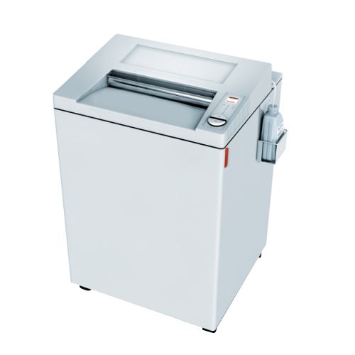The MBM Destroyit 4005 Micro Cut Paper Shredder, a high-capacity, professional-grade paper shredder designed for secure document destruction.