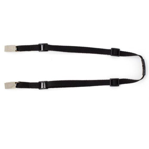 Adjustable Black Mask Holder Lanyards - 100pk Image 1