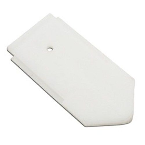 An Akiles Diamond 6 or 7 Knife Lower Blade Pads, featuring a white, angled pad with a central hole for precise installation and support.