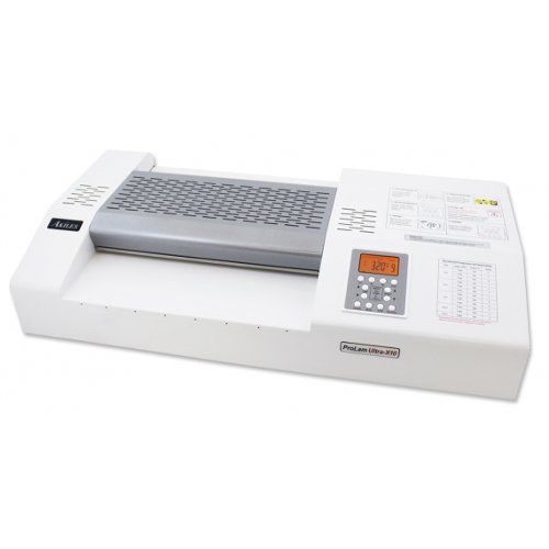 Akiles Prolam Ultra X10 13" Pouch Laminator with digital control panel and heavy-duty design for high-volume laminating tasks.