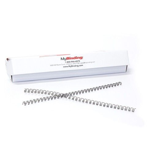 black-1-4-inch-3-1-pitch-twin-loop-wire---100pk-image-1