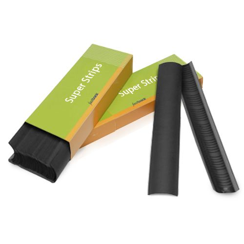 Black 11 Inch Medium Powis Parker Fastback Super Strips Image  1