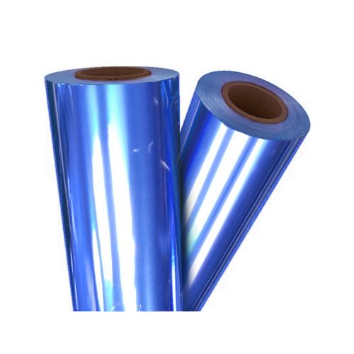Dark Blue Metallic 24" x 500' Laminating Foil BLU-85-8 Image 1