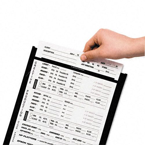 C-Line Reinforced Edge 8.5 Inch x 11 Inch Shop Ticket Holders - 25pk Image 1