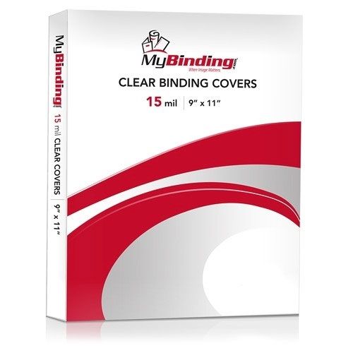 15mil Ultra Heavy Duty 9 Inch x 11 Inch Clear Covers