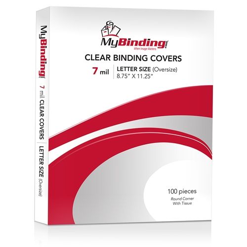 7mil Crystal Clear 8.75 Inch x 11.25 Inch Oversize Covers - 100pk Image 1
