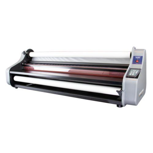 A Dry-Lam CL-40PR 40" Element Series Professional Roll Laminator, featuring a sleek design with dual rollers for efficient lamination.