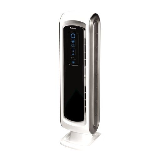 The Fellowes AeraMax DX5 Air Purifier provides effective air purification for small spaces, utilizing a True HEPA filter to capture 99.97% of airborne particles.