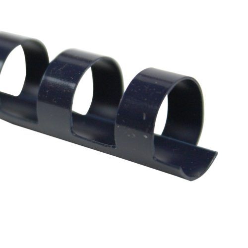 Fellowes Premium 1/2 Inch Navy Blue Plastic Binding Combs 100pk Image 1