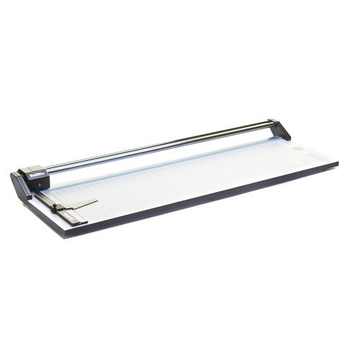 RotaTrim 36" Professional Rotary Cutter with a precision cutting blade and grid-lined base for accurate trimming of large documents.
