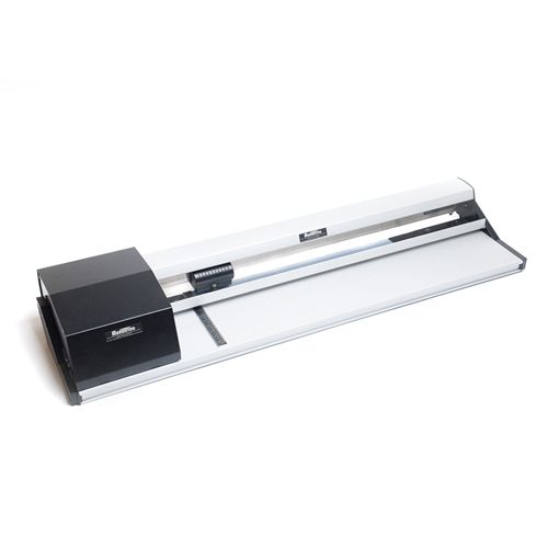 The RotaTrim 61 PowerTech Electric Rotary Cutter, a professional-grade cutting tool with an automated rotary blade for precision trimming.