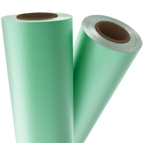Light Green Metallic 12 Inch x 100' Laminating Foil Image 1