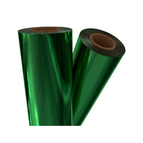 Green Metallic 12 Inch x 100' Laminating Foil Image 1