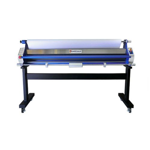 A Guardian 65 Cold Wide Format Laminator, featuring a sturdy frame and large roller for applying laminates to wide format prints.