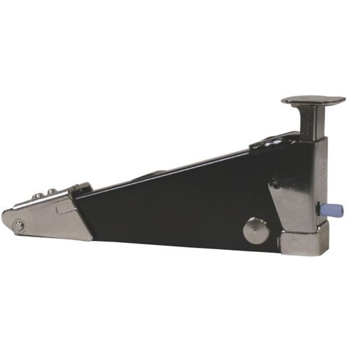 A Lassco Wizer W110 Replacement Stapling Head for MBM Sprint, featuring a sleek black and metallic design with a compact and angular shape.