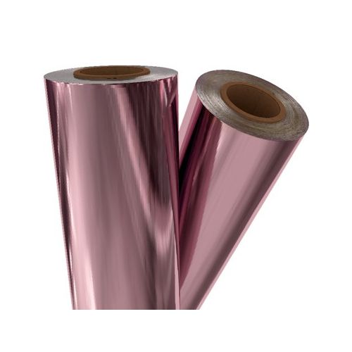 Light Pink Metallic 8 Inch x 100' Laminating Foil Image 1