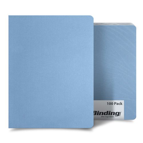 Light Blue Linen 8.75 Inch x 11.25 Inch Oversize Covers - 100pk Image 1