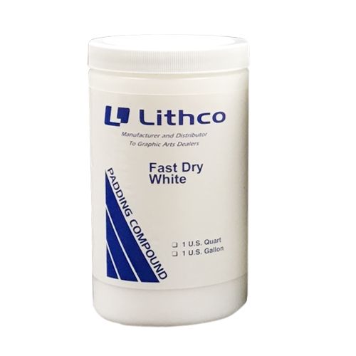 Fast Drying White Padding Compound - 1 Quart Image 1