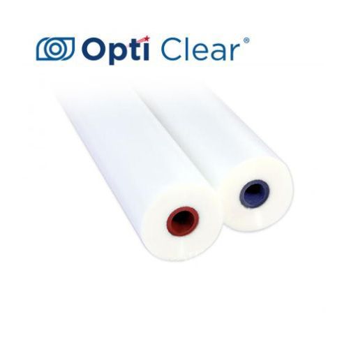 27" x 200' Opti Clear Gloss 5 mil Roll Laminating Film (1" Core) - 2 Rolls Image 1