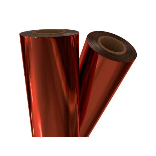 Orange Metallic 12 Inch x 100' Laminating Foil Image 1