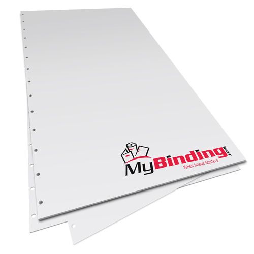 8.5" x 14" 32lb Velobind 14 Hole Pre-Punched Binding Paper - 250 Sheets Image 1