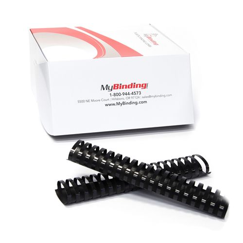2 Inch Black Plastic Binding Combs - 50pk Image 6