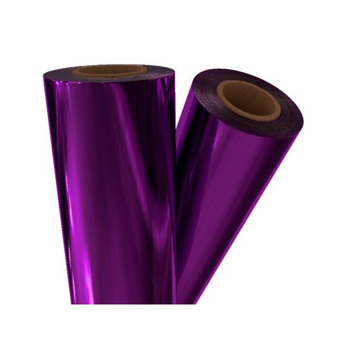 Purple Metallic 12 Inch x 100' Laminating Foil Image 1