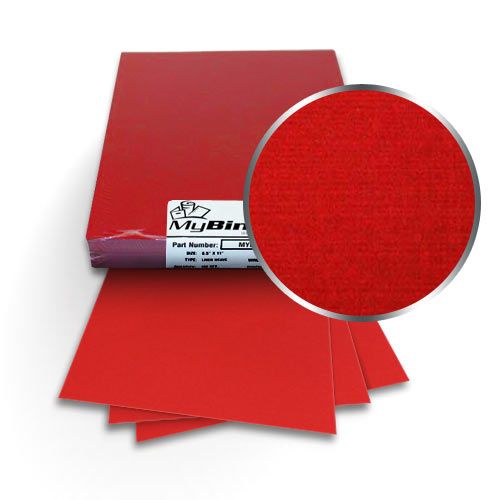 Red Linen A4 Size Binding Covers - 100pk Image 1