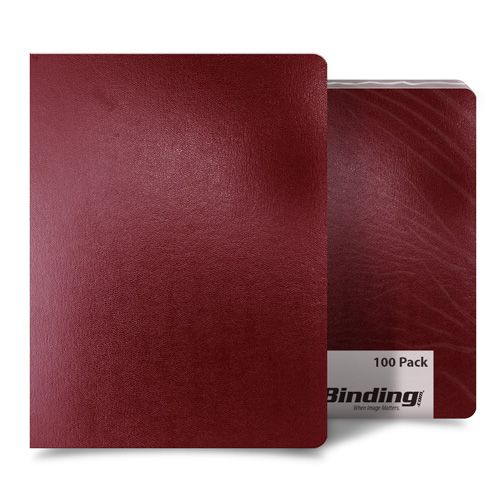 Maroon 8.75 Inch x 11.25 Inch Regency Leatherette Covers - 100pk Image 1