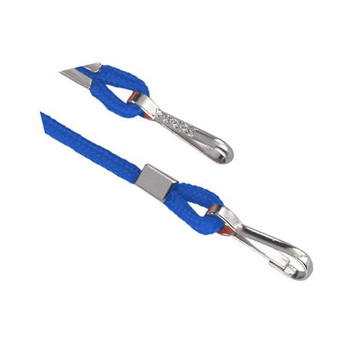 Royal Blue Nylon Cord with two NPS Hooks - 100 pack Image 1