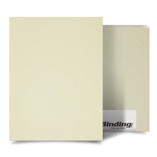 Ivory 55mil Sand Poly 8.5 Inch x 14 Inch Binding Covers - 10pk Image 1