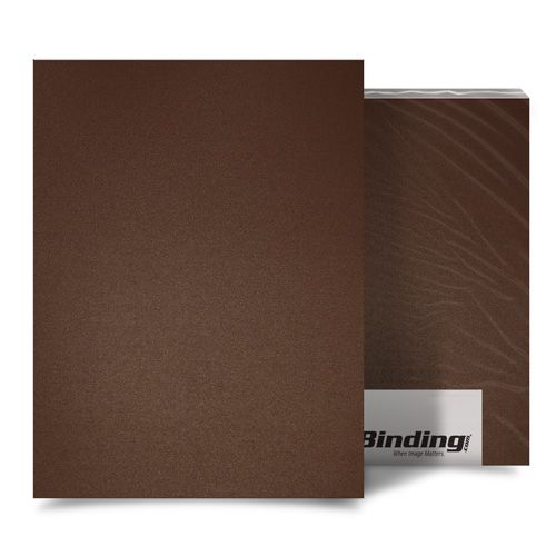 Light Brown 16mil Sand Poly 9 Inch x 11 Inch Binding Covers - 25pk Image 1