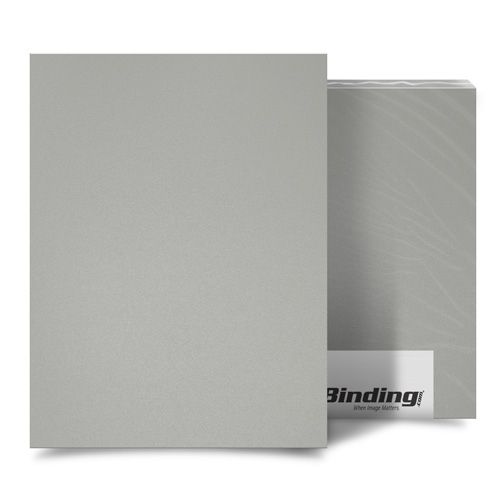 Light Gray 23mil Sand Poly 9 Inch x 11 Inch Binding Covers - 25pk Image 1