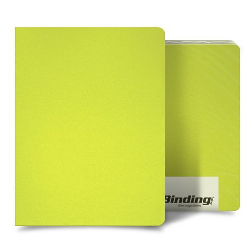 Yellow 35mil Sand Poly 8.75 Inch x 11.25 Inch Binding Covers - 25pk Image 1