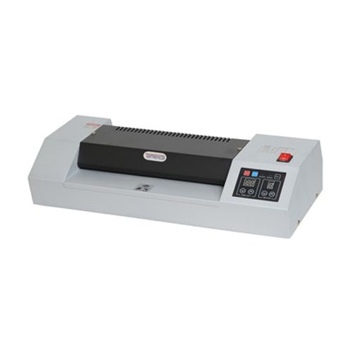 The Tamerica / Tashin TCC6000 13" Professional Photo Laminator, a heavy-duty laminating machine with a digital control panel and durable design.