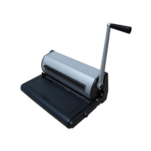 Tamerica TCC-SP41 Spiral Coil Binding Machine with a manual handle for binding documents.