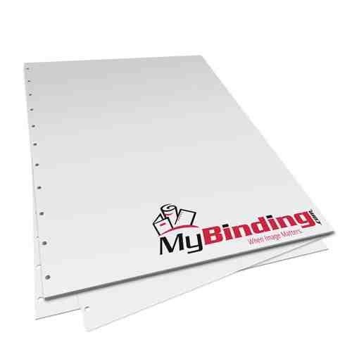 8.5" x 11" 28lb Velobind 11 Hole Pre-Punched Binding Paper - 250 Sheets Image 1