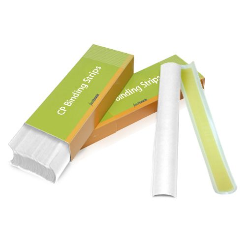 White 11 Inch Medium Powis Parker Fastback CP Strips - 75pk Image 1