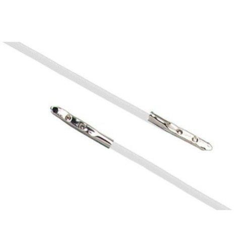 White 30 Inch Elastic Neck Cords for Name Badges - 1000pk Image 1