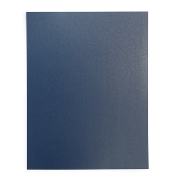 Close-up view of a smooth, textured Royal Blue/Navy Regency Leatherette Vinyl Cover sheet with a rich, deep blue color.