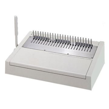 The Tamerica / Tashin 240HB 14" Modular Comb Opener, featuring a compact design with a sturdy base and a comb binding mechanism for efficiently opening combs in bookbinding processes