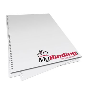 8.5" x 14" 4:1 Coil 43 Hole Pre-Punched Binding Paper Image 1
